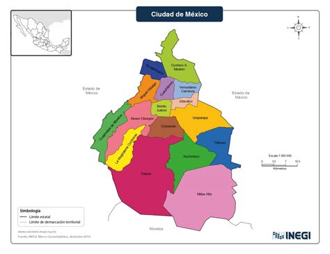 mapa de la ciudad de mexico